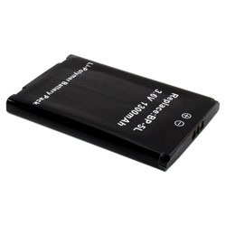 Lenmar CLKBP5L Lithium Polymer Cell Phone Battery - Lithium Polymer (Li-Polymer) - 3.6V DC - Cell Phone Battery