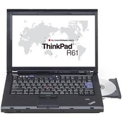 LENOVO Lenovo ThinkPad R61 Notebook - Intel Core 2 Duo T7300 2GHz - 14.1 WXGA - 1GB DDR2 SDRAM - 80GB HDD - Combo Drive (CD-RW/DVD-ROM) - Gigabit Ethernet, Wi-Fi - Wi