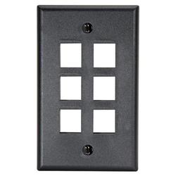 Leviton R28-41080-6EP 6 Port Black