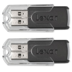 LEXAR MEDIA INC Lexar 4GB ( 2 x 2GB ) JumpDrive FireFly USB 2.0 Flash Drive - 2 Pack