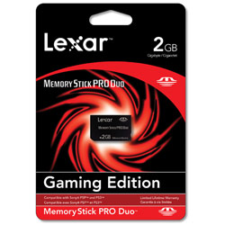 LEXAR MEDIA INC Lexar Media 2GB Gaming Memory Stick PRO Duo -30x