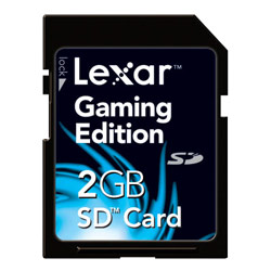 LEXAR MEDIA INC Lexar Media 2GB Gaming Secure Digital Card - 2 GB