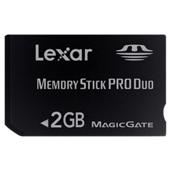 Lexar Media 2GB Platinum II Memory Stick PRO Duo (40X) - 2 GB