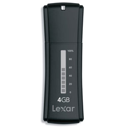 LEXAR MEDIA INC Lexar Media 4GB JumpDrive Secure II Plus USB 2.0 Flash Drive