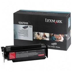 LEXMARK Lexmark Black Toner Cartridge - Black (12A7315)
