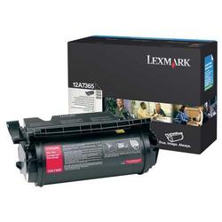 LEXMARK Lexmark Black Toner Cartridge - Black (12A7365)
