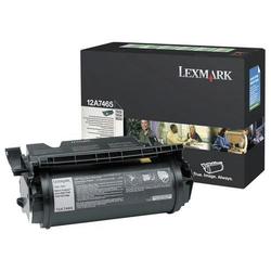 LEXMARK Lexmark Black Toner Cartridge - Black (12A7465)