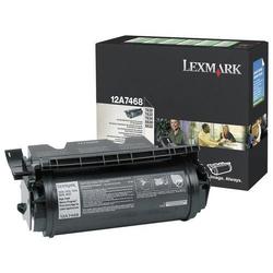 LEXMARK Lexmark Black Toner Cartridge - Black (12A7468)