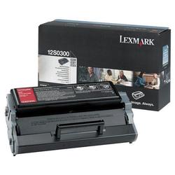 LEXMARK Lexmark Black Toner Cartridge - Black (12S0300)