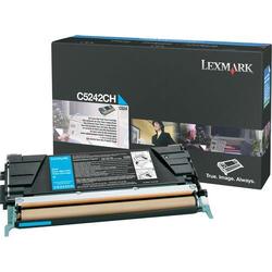 LEXMARK Lexmark Cyan High Yield Toner Cartridge For C524n Printer - Cyan