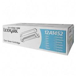 LEXMARK Lexmark Cyan Toner Cartridge - Cyan (12A1452)