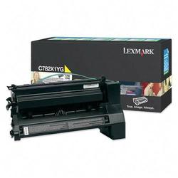 LEXMARK Lexmark Extra High Yield Return Program Yellow Toner Cartridge for C782n, C782dn, C782dtn and X782e Printers - Yellow