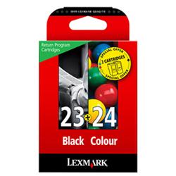 LEXMARK Lexmark No.23/24 Black/Color Ink Cartridge - Black, Color