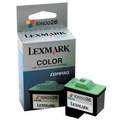 LEXMARK Lexmark No. 26 Tri-Color Ink Cartridge For X2250, X1185, Z515 and Z615 Printers - Cyan, Yellow, Magenta