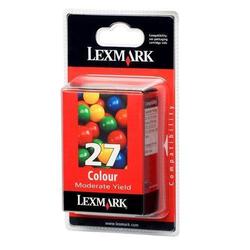 LEXMARK Lexmark No. 27 Color Ink Cartridge - 140 Pages - Cyan, Magenta, Yellow
