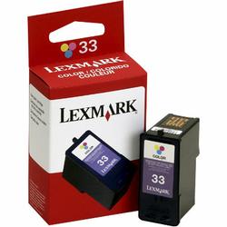 LEXMARK Lexmark No. 33 Color Ink Cartridge - Cyan, Magenta, Yellow