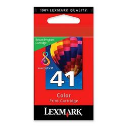 LEXMARK Lexmark No. 41 Tri-Color Ink Cartridge - Cyan, Yellow, Magenta