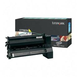 LEXMARK Lexmark Yellow High Yield Return Program Toner Cartridge - Yellow (C7700YH)