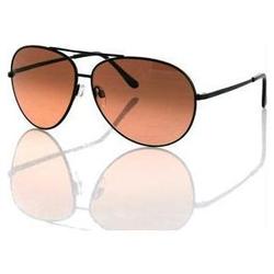 Serengeti Eyewear Lg. Aviator, Drivers Gradient Lens, Matte Black Frame