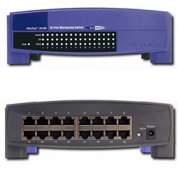 LINKSYS GROUP INC. Linksys EtherFast EZXS16W Ethernet Switch - 16 x 10/100Base-TX LAN
