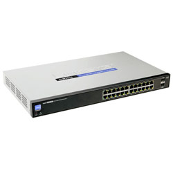 LINKSYS GROUP INC. Linksys SLM2024 Managed Ethernet Switch - 24 x 10/100/1000Base-T LAN