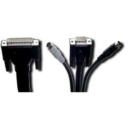 LINKSYS GROUP INC. Linksys SVPPS10 - Keyboard / mouse / video cable - 6 pin PS/2, HD-15 - male - DB-25 - male - 10 ft