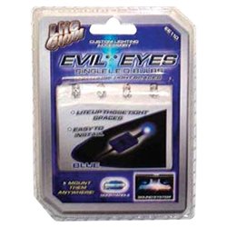 LiteGlow Liteglow Ee110 4-Pk Single-Led Evil Eyes (Blue)