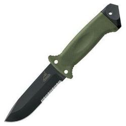 Gerber Lmf Ii A.s.e.k., Green Soft-grip Handle, Combo, Nylon Sheath