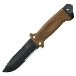 Gerber Lmf Ii Infantry, Tan Handle, Black Blade, Combo, Nylon Sheat