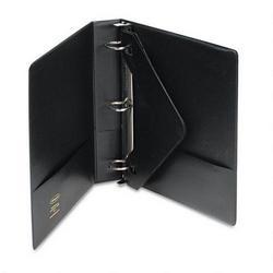 Wilson Jones/Acco Brands Inc. Locking No Gap Round Ring Binder with Label Holder, 1-1/2 Capacity, Black (WLJ36434NB)