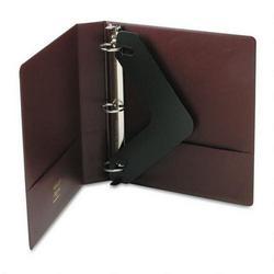 Wilson Jones/Acco Brands Inc. Locking No Gap Round Ring Binder with Label Holder, 1-1/2 Capacity, Burgundy (WLJ36434NC)