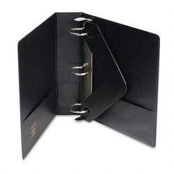 Wilson Jones/Acco Brands Inc. Locking No Gap Round Ring Binder with Label Holder, 2 Capacity, Black (WLJ36444NB)