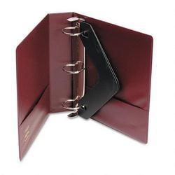 Wilson Jones/Acco Brands Inc. Locking No Gap Round Ring Binder with Label Holder, 2 Capacity, Burgundy (WLJ36444NC)