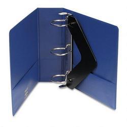 Wilson Jones/Acco Brands Inc. Locking No Gap Round Ring Binder with Label Holder, 3 Capacity, Dark Blue (WLJ36449NBL)