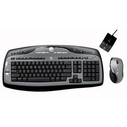 Logitech Cordless Desktop MX 3000 Laser - Keyboard - Wireless - 104 Keys - Mouse - Laser - Type A - USB - Receiver, mini-DIN (PS/2) - - Receiver