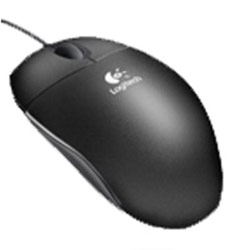 Logitech Optical Mouse- Black (100 Pack)