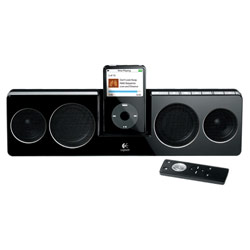 Logitech Pure-Fi Anywhere Compact Speakers for iPod - Black