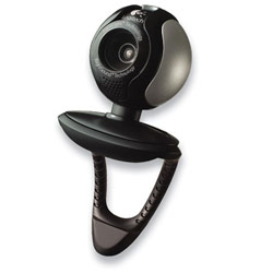 Logitech QuickCam Communicate STX Webcam - Black, Charcoal - CMOS - USB