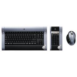 Logitech diNovo Media Desktop Laser - Keyboard - Wireless - Mouse - Laser - Type A - USB - Receiver