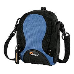 Lowepro Apex 10 AW Camera Pouch - Adjustable Shoulder Strap - Nylon - Blue