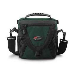 Lowepro Nova Mini AW Camera Case - 7.7 x 7.7 x 6.5 - Ripstop - Forest Green, Black