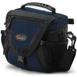 Lowepro Nova Mini AW Camera Case - 7.7 x 7.7 x 6.5 - Ripstop - Navy Blue, Black