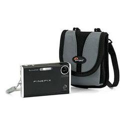 Lowepro Rezo 10 Camera Pouch - MicroFiber, Nylon - Slate Gray, Black