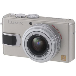 Panasonic Digi Cams Lumix DMC-LX2 10 Megapixel Digital Camera - Silver