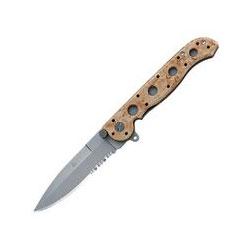 Columbia River Knife & Tool M16 Desert Tactical Folder, Desert Zytel Handle, Comboedge