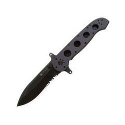 Columbia River Knife & Tool M21, Black Anodized Aluminum Handle, Plain