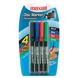 Maxell MAXELL CD LABELING PEN BLACK BLUE RED GREEN