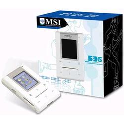 MSI COMPUTER MSI MEGA 536 4GB Hard Drive Portable Media Player - Audio Player, Video Player, Photo Viewer, FM Tuner, FM Recorder, Audio Recorder, Voice Recorder - 1.8 Color