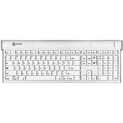MACE GROUP - MACALLY Macally Keyboard - USB - QWERTY - 108 Keys - White