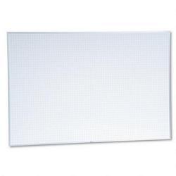Magna Visual, Inc. MagnaWite™ Schedule Planning Board with 1 x 1 Grid, 72w x 48h, Aluminum Frame (MAVPBFG8)
